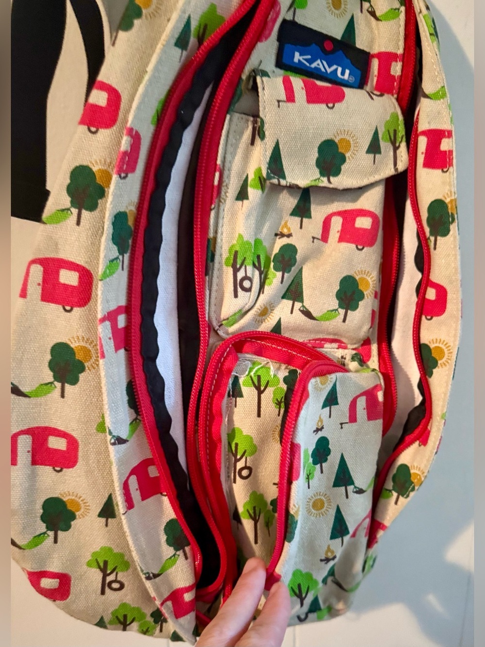 KAVU Original Rope Bag - Compact Lightweight Crossbody - Campsite - Picture 4 of 10